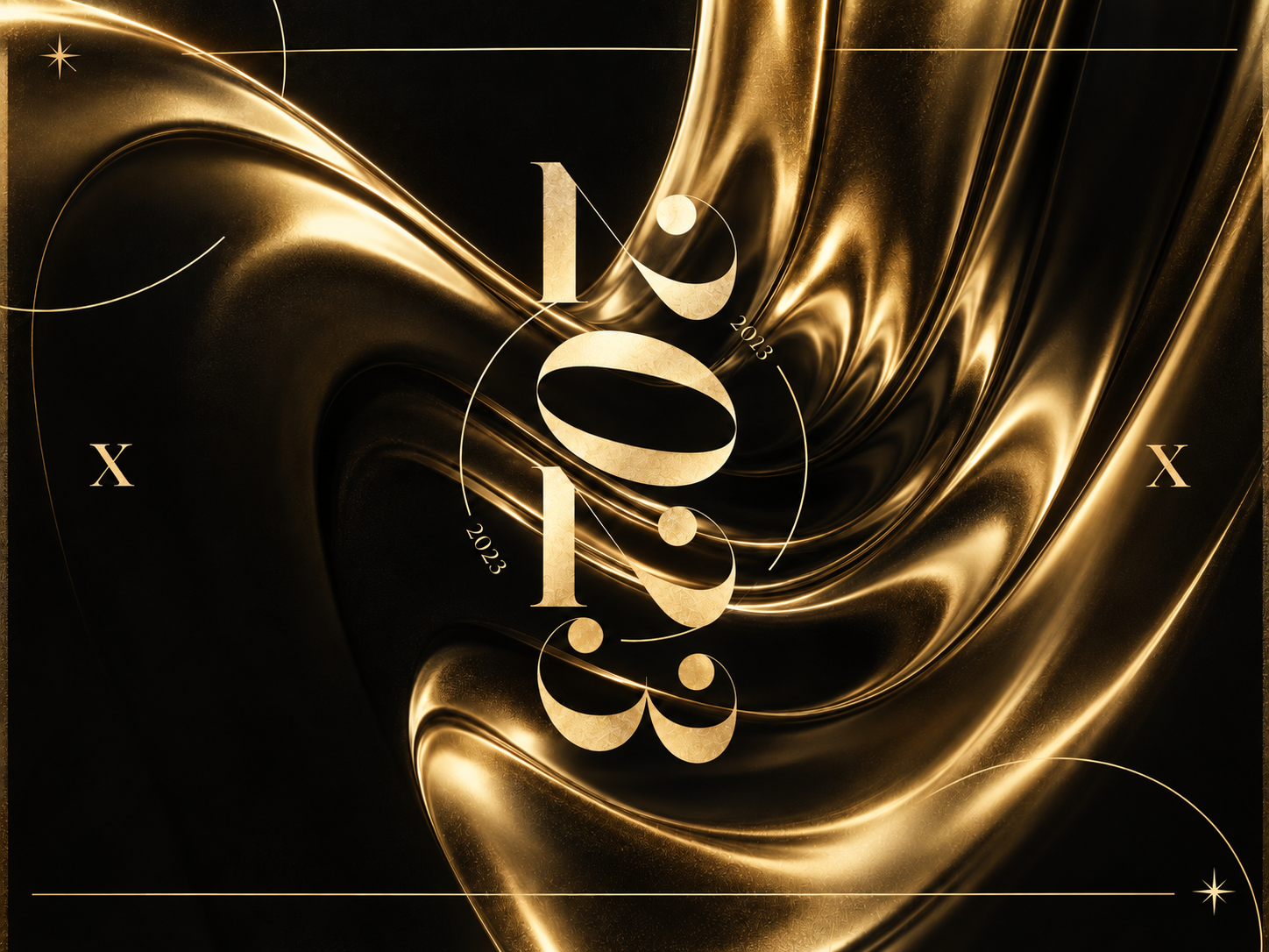 Golden 2023, poster design by LuxVision